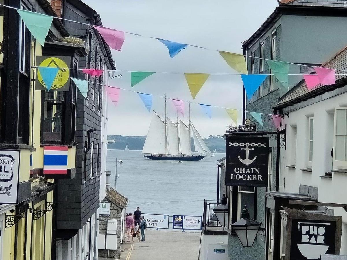 Puffin. Comfortable Annexe Central Falmouth Appartement Buitenkant foto